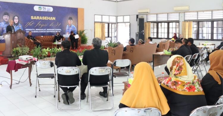 Sarasehan HUT ke-54 KORPRI, Bupati Sadewo Tekankan Penguatan Integritas dan Pelayanan Publik