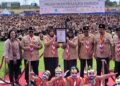 MURI Resmi Catat Pelantikan 13.149 Pramuka Garuda Banyumas Cinta Bangga Paham Rupiah Masuk Rekor Indonesia