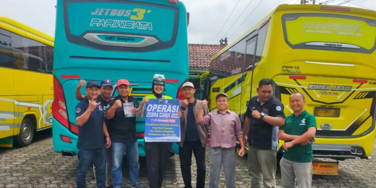 Operasi Zebra Candi 2025, Polres Purbalingga Ajak Pengemudi Bus Pariwisata Tertib Lalu Lintas