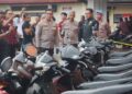 Polres Purbalingga Kembalikan 18 Unit Motor Hasil Curanmor Kepada Para Korban