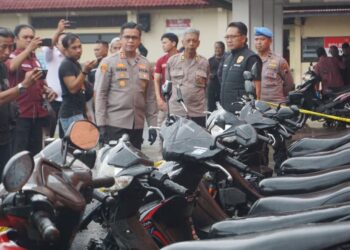 Polres Purbalingga Kembalikan 18 Unit Motor Hasil Curanmor Kepada Para Korban