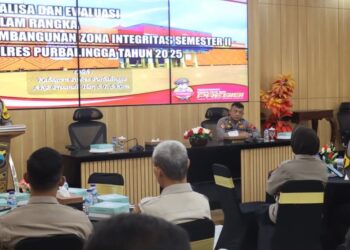 Anev Pembanguan Zona Integritas, Polres Purbalingga Berkomitmen Menuju WBBM