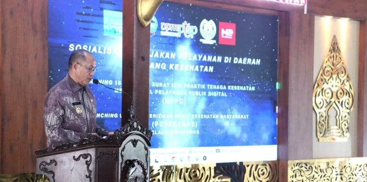 Bupati Sadewo Launching Fitur Baru Mal Pelayanan Publik Digital, Permudah Perizinan Tenaga Kesehatan