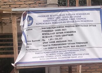 Diduga Adanya Persekongkolan Kasek dan Suami Selaku Ketua Panitia Proyek Revitalisasi SD N 173256 Pahae Julu Rp.1 M lebih