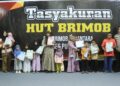 Syukuran HUT Brimob, Polres Purbalingga Berbagi Kasih dengan Anak Yatim Piatu