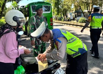 81 Pelanggar Terjaring Operasi Zebra Candi 2025 di Purbalingga