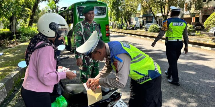 81 Pelanggar Terjaring Operasi Zebra Candi 2025 di Purbalingga
