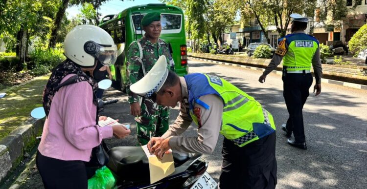 81 Pelanggar Terjaring Operasi Zebra Candi 2025 di Purbalingga