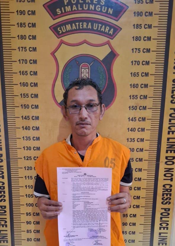 Korupsi Dana BUMNag, Ketua BUMNag Diduga Unggul Jaya Dolok Merangir II Ditangkap Sat Reskrim Polres Simalungun