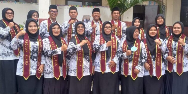 PGRI Kecamatan Bojongsari Meriahkan HUT Ke-80