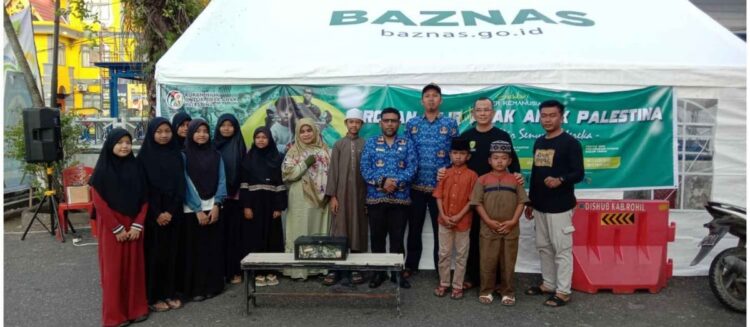 RTQ Al-Fikri Salurkan Bantuan Untuk Anak Anak Palestina