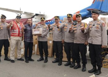 Kapolri Salurkan Bantuan Kemanusiaan untuk Korban Bencana di Lhokseumawe