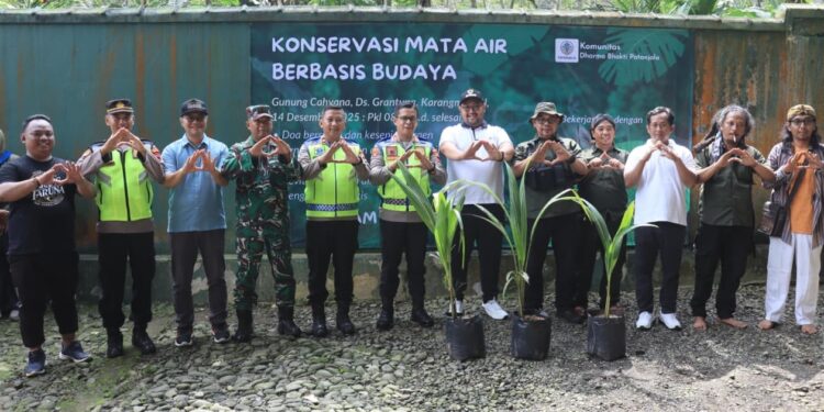 Polres Purbalingga Dukung Pelestarian Alam Lewat Konservasi Mata Air Berbasis Budaya