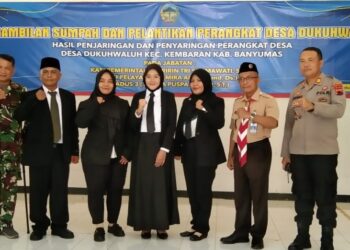 Pelantikan Perangkat Desa Baru Dukuhwaluh, Awal Amanah Besar untuk Pembangunan Partisipatif