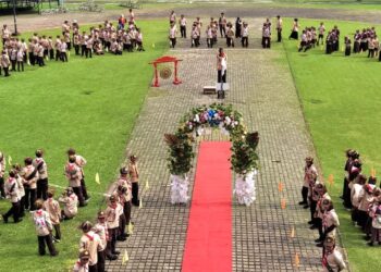 Ratusan Pramuka Siaga Kwarran Purwokerto Selatan Ikuti Pesta Siaga