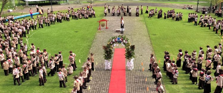 Ratusan Pramuka Siaga Kwarran Purwokerto Selatan Ikuti Pesta Siaga