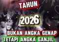 Eko Gagak Angkat Suara : Tahun Baru 2026 Bukan Angka Genap Tetapi Angka Ganjil Untuk Huruf
