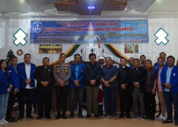 Pemkab Tapanuli Utara Apresiasi GAMKI dalam Natal Nasional dan Aksi Sosial Tanggap Bencana