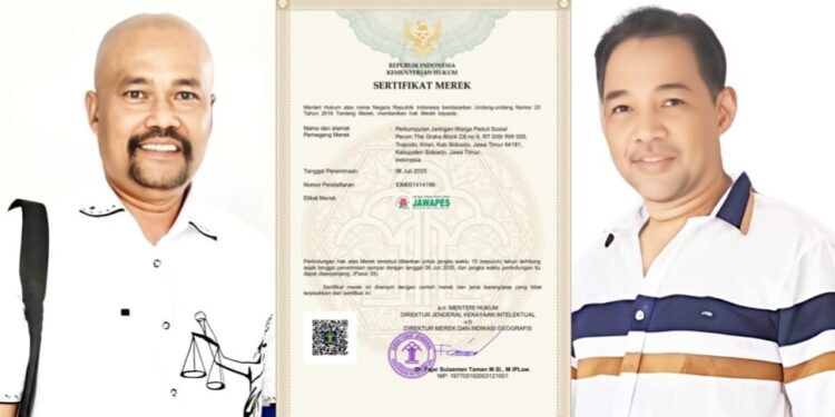 Legalitas JAWAPES Menguat, Merek Resmi Terdaftar di Kemenkumham