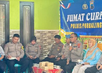 Polres Purbalingga Gelar Jumat Curhat Bareng Kader Kesehatan di Wirasana