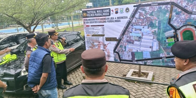 Polres Purbalingga Amankan Laga Persibangga vs Persibas Banyumas