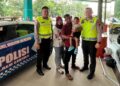 Satlantas Polres Purbalingga Wujudkan Impian Anak Sakit Bisa Naik Mobil Polisi