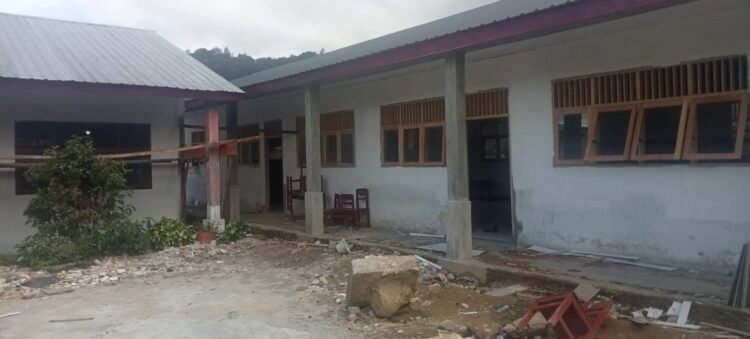 Proyek Revitalisasi SD 173347 Buntu Raja Taput Mangkrak, Kepala Sekolah Dikabarkan Menghilang