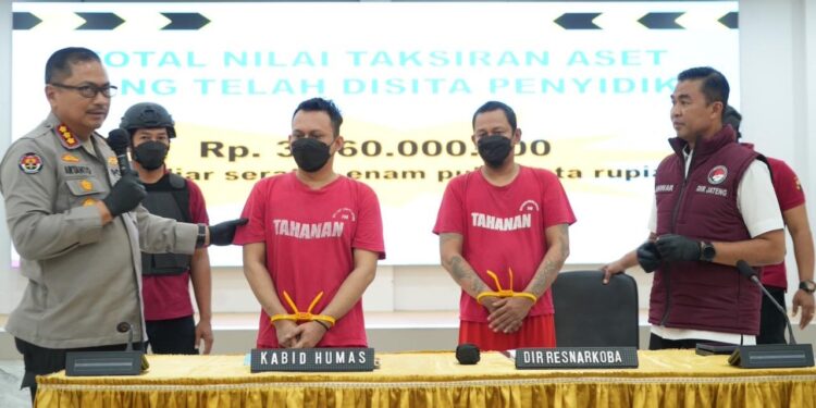 Prestasi Akhir Tahun, Polda Jateng Ungkap Tindak Pidana Pencucian Uang Bandar Narkoba Beraset Miliaran Rupiah