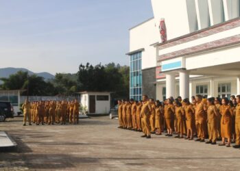 Bupati Taput Pimpin Apel Gabungan, Tekankan Kesiapsiagaan dan Perencanaan Terintegrasi