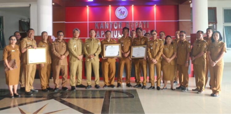 Komitmen Perkuat Tata Kelola Hukum, Tapanuli Utara Terima 3 Penghargaan dari Kanwil Kemenkum Sumut