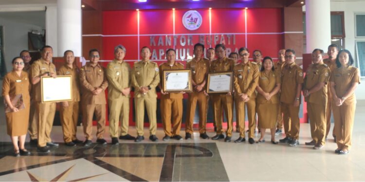 Komitmen Perkuat Tata Kelola Hukum, Tapanuli Utara Terima 3 Penghargaan dari Kanwil Kemenkum Sumut