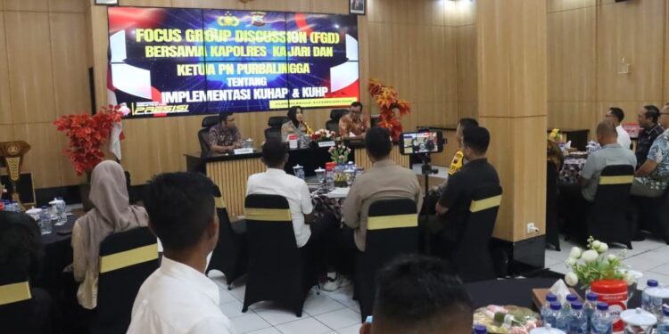 Polres Purbalingga Gelar FGD Implementasi KUHAP dan KUHP Baru