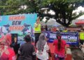 Polres Purbalingga Sosialisasi Tertib Lalu Lintas Melalui Police Art di GOR Goentoer Darjono