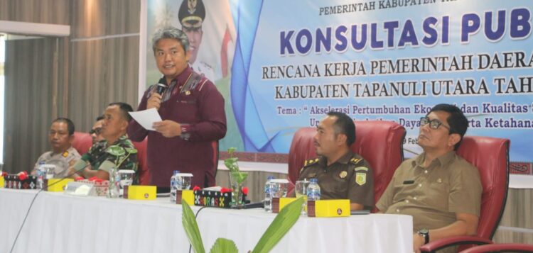 Pemkab Tapanuli Utara Gelar Konsultasi Publik RKPD 2027, Perkuat Arah Pembangunan Menuju Daerah Maju dan Berkelanjutan