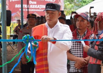 Bupati Taput Resmikan Pusat Adat Simardangiang, Perkuat Identitas dan Hilirisasi Kemenyan