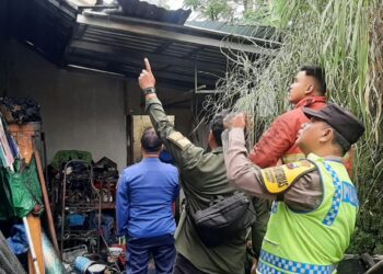 Rumah di Mrebet Purbalingga Terbakar, Polisi Periksa TKP