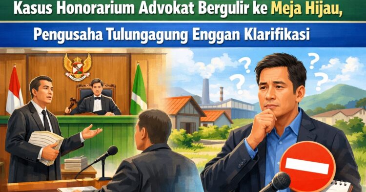 Sengketa Honorarium Advokat Bergulir ke Pengadilan, Pengusaha Tulungagung Enggan Beri Klarifikasi