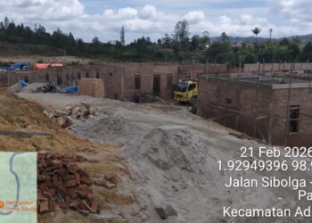 Geger! Pembangunan 103 Huntap di Adian Koting Taput diduga Gunakan Material dari Tambang Pasir Ilegal