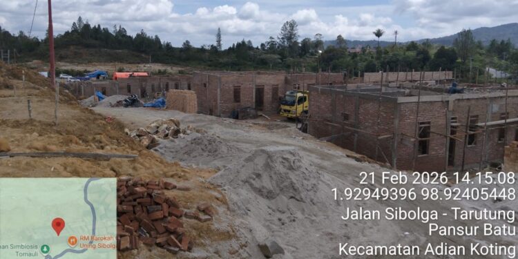Geger! Pembangunan 103 Huntap di Adian Koting Taput diduga Gunakan Material dari Tambang Pasir Ilegal