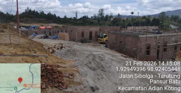 Geger! Pembangunan 103 Huntap di Adian Koting Taput diduga Gunakan Material dari Tambang Pasir Ilegal