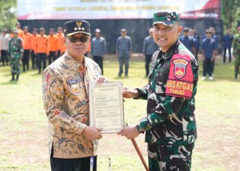 Bupati Sadewo Buka TMMD Sengkuyung Tahap I Tahun 2026 di Desa Sawangan Wetan Patikraja