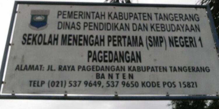 Kepala SMP Negeri 1 Pagedangan Kabupaten Tangerang, Diduga Korupsi Dana BOS Thn 2025-2024 Rp.2,3 M lebih