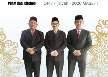 Direksi Perumda Air Minum Tirta Jati Kabupaten Cirebon Mengucapkan Slamat Hari Raya Idul Fitri 1447 H-2026 M