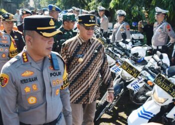 Apel Gelar Pasukan Operasi Ketupat Candi 2026 Banyumas Siap Amankan Arus Mudik Lebaran