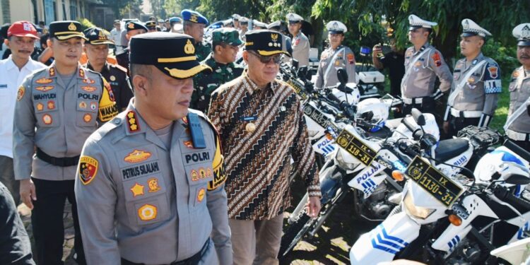 Apel Gelar Pasukan Operasi Ketupat Candi 2026 Banyumas Siap Amankan Arus Mudik Lebaran