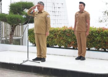 Pimpin Apel Gabungan, Wakil Bupati Tapanuli Utara Ingatkan Disiplin dan Perencanaan Pembangunan Berkualitas