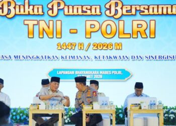 Buka Puasa Bersama TNI-Polri, Kapolri Tegaskan Sukseskan Program Presiden