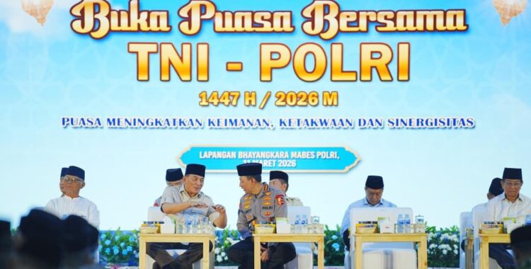 Buka Puasa Bersama TNI-Polri, Kapolri Tegaskan Sukseskan Program Presiden