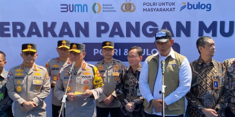 Polri dan Bulog Gelar Gerakan Pangan Murah Serentak, Pastikan Stok Pangan Aman Jelang Idul Fitri