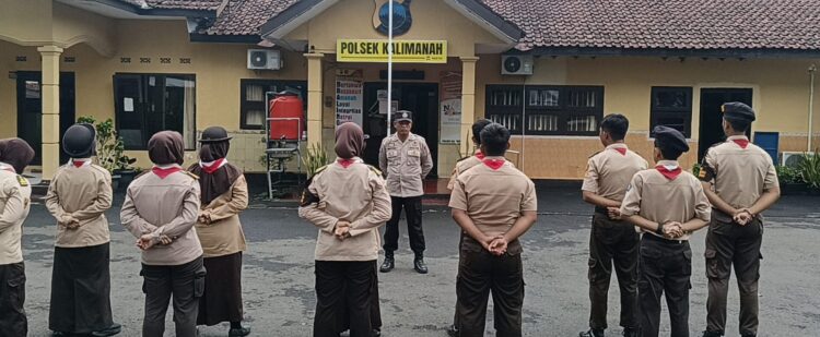 ‎ Kanit Binmas Polsek Kalimanah Ajak Pramuka Saka Bhayangkara Bisa Jadi Tauladan
